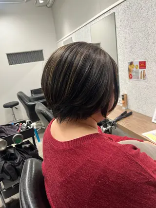ショート カラー ヘアアレンジ 🍓艶髪/艶カラー しんたに🌈のヘアスタイル