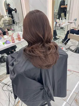 セミロング カラー 栄美容師/kiti /ボブ/ケントのヘアスタイル