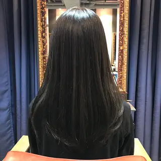ロング カラー 縮毛矯正×髪質改善 店長　DAITOのヘアスタイル