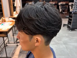 ショート パーマ メンズ 🔥フェードカット/ パーマ特化🔥/森のヘアスタイル