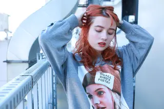 ロング カラー パーマ ヘアアレンジ 大久保寿高✨ なりたい色を叶える✨のヘアスタイル