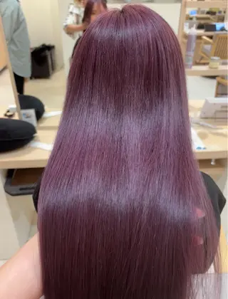 ロング 佐々木 美空のヘアスタイル