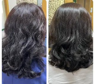 ロング パーマ katae sayoriのヘアスタイル
