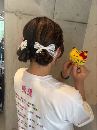 ロング ヘアアレンジ 美髪× ヘアセット✨Araiのヘアスタイル