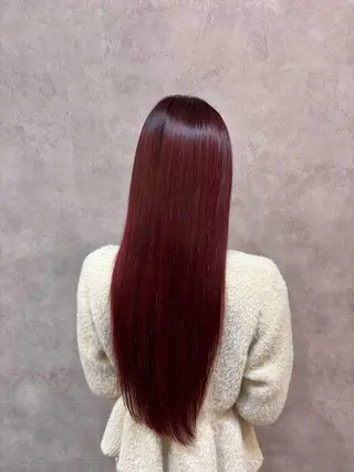 ロング カラー 艶髪/縮毛矯正 /hikaruのヘアスタイル