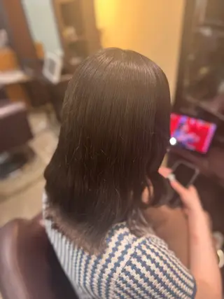 ミディアム 髪質改善✨️柴田 妃菜🧸のヘアスタイル