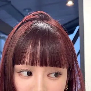 カラー rinka/暖色 ボブカットモデルのヘアスタイル