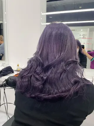 セミロング カラー 渋谷人気1位✨カラー 縮毛、髪質改善のヘアスタイル