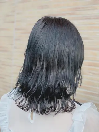 ミディアム メンズスタイル バレイヤージュ　齋藤のヘアスタイル