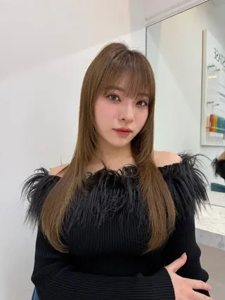 ロング きむらさくら/透明感 /レイヤーカットのヘアスタイル