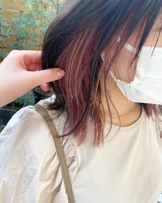 カラー 大山 茶子のヘアスタイル