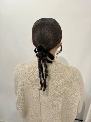 ロング ヘアアレンジ Mikazuki オーナーTeradaのマツエク・マツパデザイン