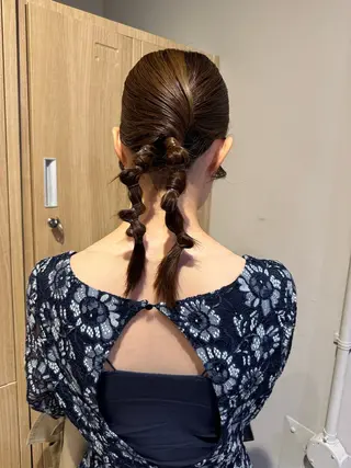 ロング ヘアアレンジ 透明感/レイヤーカッ ト/kirara🌼のヘアスタイル