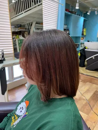 ミディアム 嘉手納美容室 ルアナエヴァのヘアスタイル