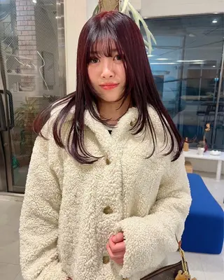 ロング カラー HARUKA/暖色 /ハイトーンカラーのヘアスタイル