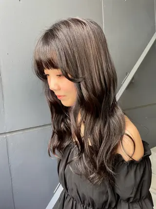 セミロング PANOLA下北沢 中川夢菜のヘアスタイル