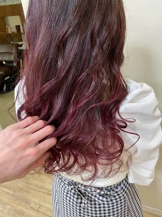 カラー SALOWIN栄 高須大貴のヘアスタイル