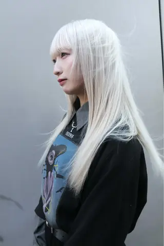 ロング カラー マンツーマン/ハイ トーン/HIROKIのヘアスタイル