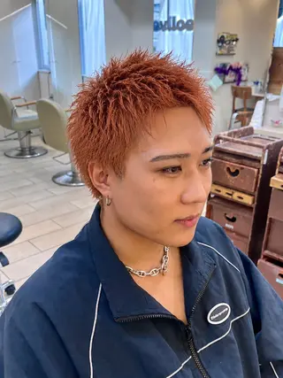 カラー メンズ 🌞塙　湧貴🌞 スパイキーショートのヘアスタイル