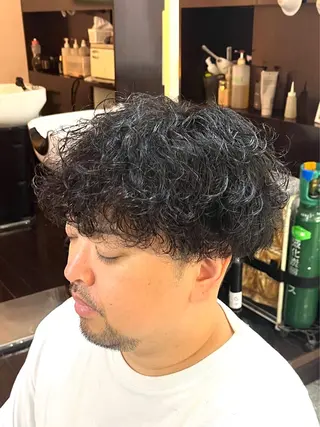 ミディアム パーマ 後悔させません🌈パ ーマ⭕️🌈福本のヘアスタイル