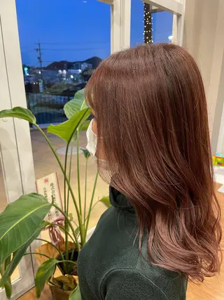 ロング カラー 鵜飼 真伍のヘアスタイル