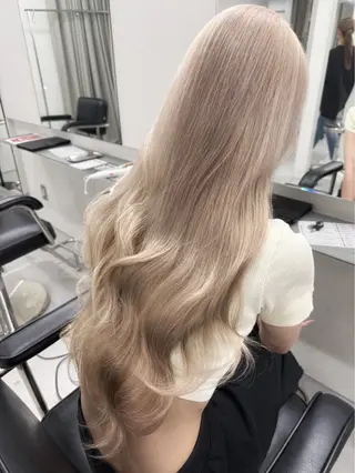 ロング カラー カラーモデル募集中 /新潟万代/かこ🩵のヘアスタイル
