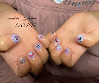 キッズ ネイル LAVISH nail salonのヘアスタイル