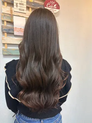 ロング カラー ANSA  hair 椥辻店所属・ANSA  hair かいりのヘアスタイル