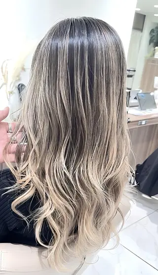カラー ロング 大宮/バレイヤージュ 髪質改善/澤田隆誠のヘアスタイル