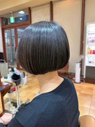 ミディアム ボブ/ゆるふわ ボブパーマ/とういのヘアスタイル