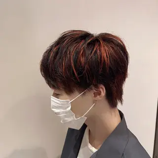 カラー メンズ メンズ縮毛矯正 ♠️店長下平隼人のヘアスタイル