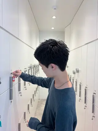 ショート パーマ メンズ fifth 庄子愛彩のヘアスタイル