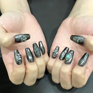 ミディアム ネイル 《LB》ラブリエ Nail&eyeのマツエク・マツパデザイン