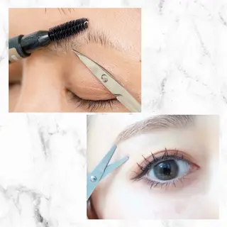 アイブロウ 酸性ストレート✨ 艶カラー✨谷口倭子のヘアスタイル