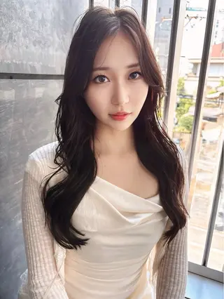 ロング SAYAKA 🍒／ボブ／暖色のヘアスタイル