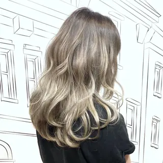 セミロング カラー TOMOKA 艶髪/透明感カラーのヘアスタイル