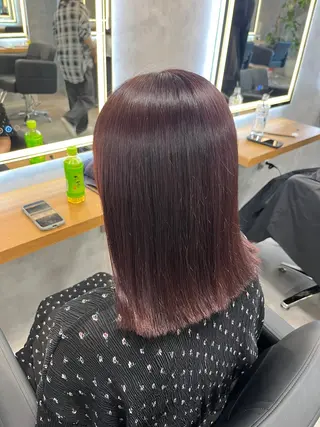 カラー 札幌ブリーチなし 👑ヒリュウのヘアスタイル