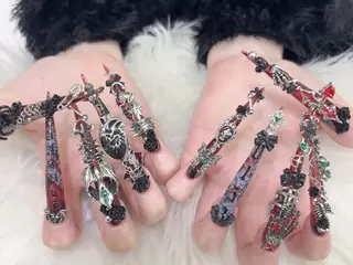 ネイル MoMoA Nail ネイル長さ出し専門店のネイルデザイン