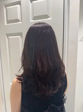 ミディアム カラー かねこ くれはのヘアスタイル