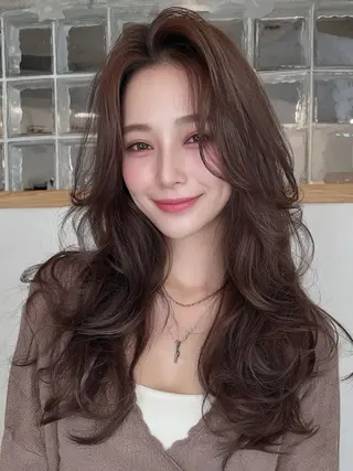 ロング レイヤー/垢抜け/ TAISHIのヘアスタイル