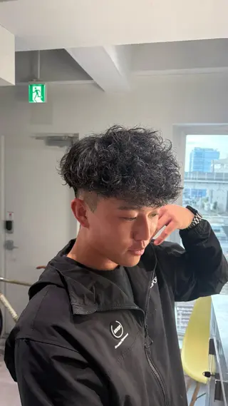 ミディアム メンズ 高橋 周のヘアスタイル