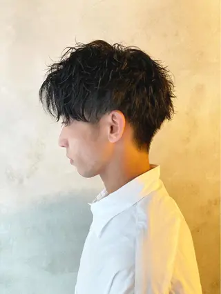 パーマ メンズ メンズサロン アソビ元町のヘアスタイル