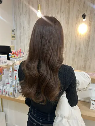 ロング カラー レイヤーカット/髪質 改善✨/藤田侑花のヘアスタイル