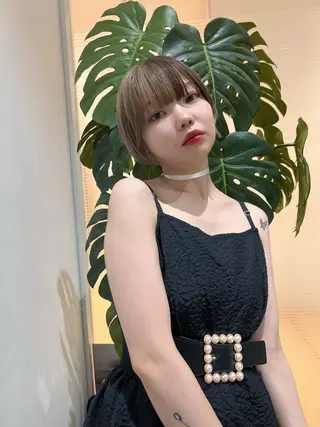 ショート カラー 高橋 秀平のヘアスタイル