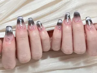 ネイル candy nail 韓国風ワンホンネイルのネイルデザイン