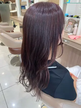 ロング カラー ヘアアレンジ 韓国ヘアメイク🎀/ 縮毛矯正✨山本媛香のヘアスタイル