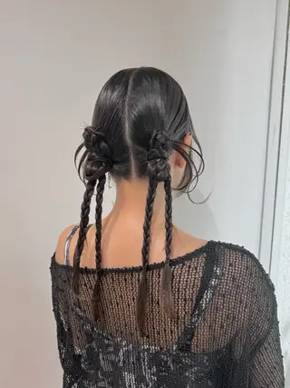 ヘアアレンジ モテhair♡.* ﾏﾂｴｸ/さくら🍨のマツエク・マツパデザイン