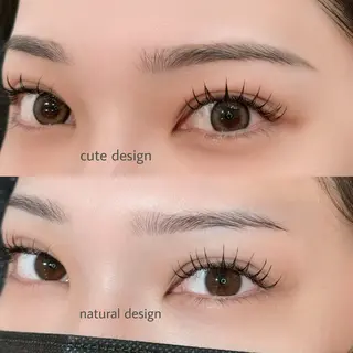 マツエク・マツパ 浅原 凪のマツエク・マツパデザイン