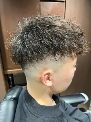 ショート メンズ 大久保 竣太のヘアスタイル