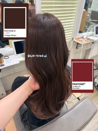 セミロング Rinka/レイヤー /透明感カラーのヘアスタイル